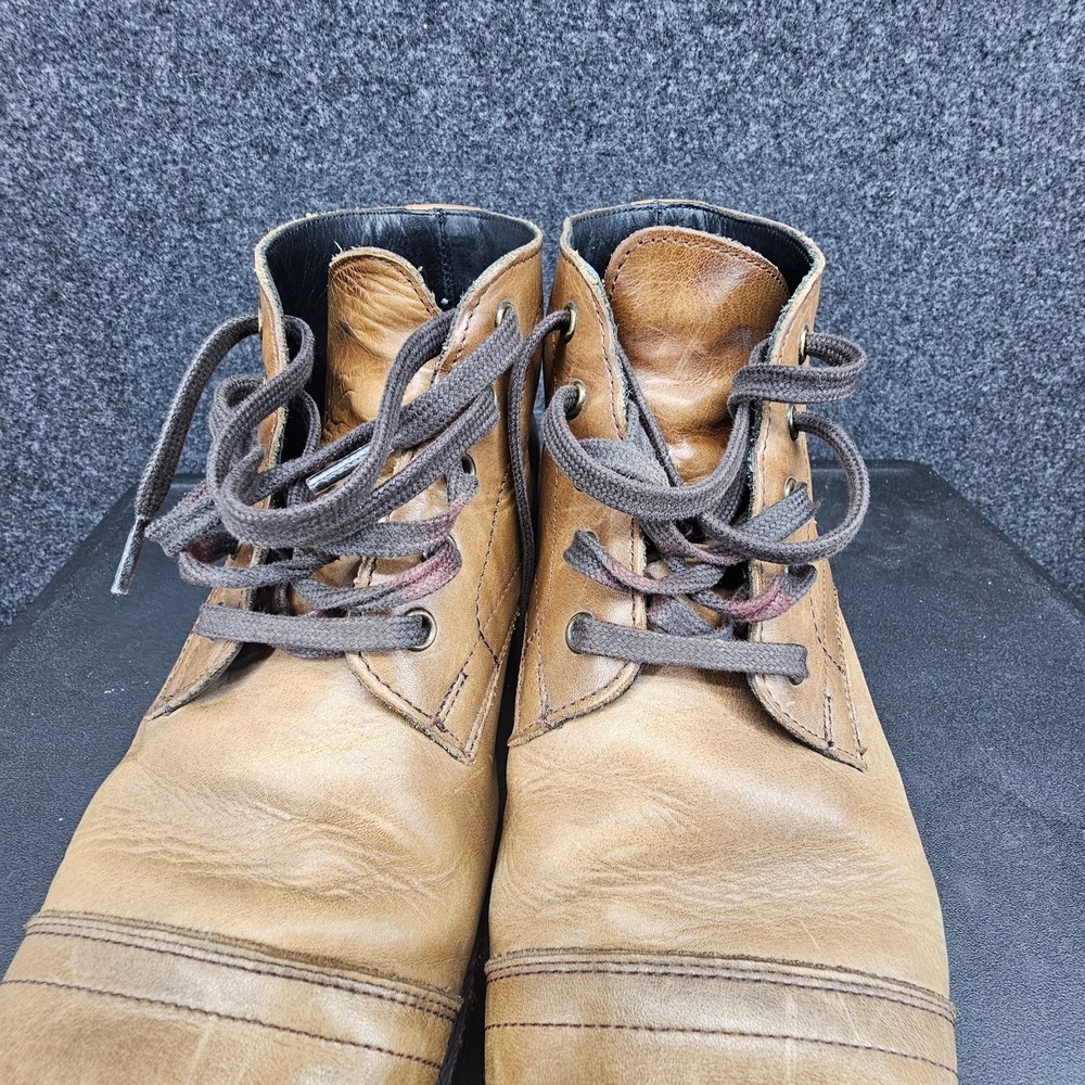 Thursday Boots Cadet Walnut Brown Leather Cap Toe Ankle Boots WLNCAD Men 7.5 - Picture 12 of 14